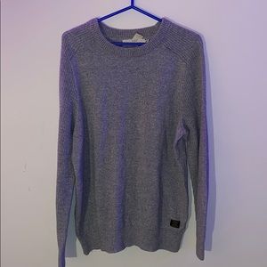 H&M L.O.G.G men’s knit grey sweater. Size large.